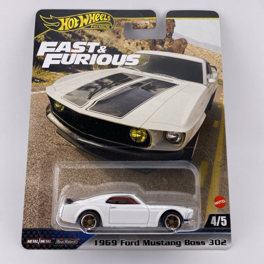 Hot Wheels Premium Fast & Furious 1969 FORD MUSTANG BOSS 302 4/5 in Protector0