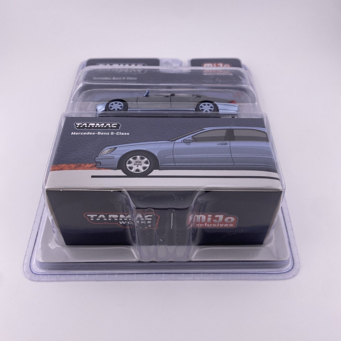Chase   Mercedes Benz S Class Horizon Blue Metallic    Tarmac Works T64G 072 BL2