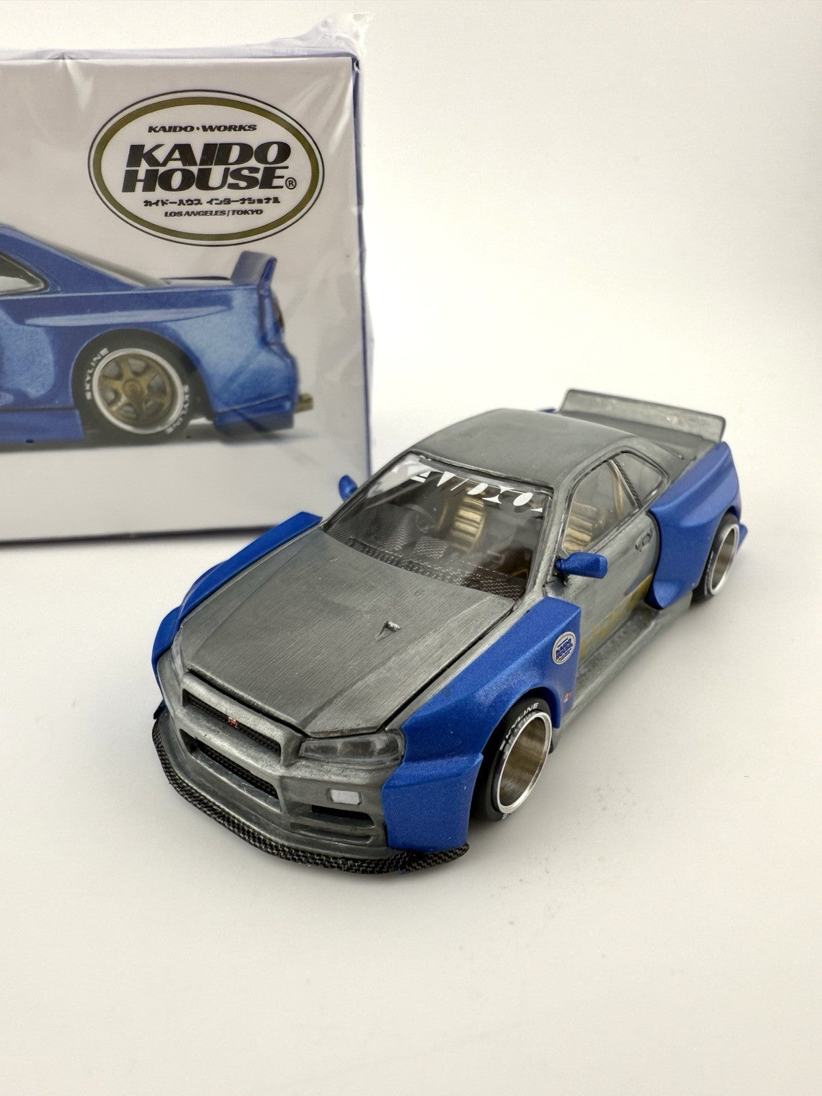 Kaido House x Mini GT Nissan Skyline GT R (R34) Shinjuku V2 KHMG158     CHASE4