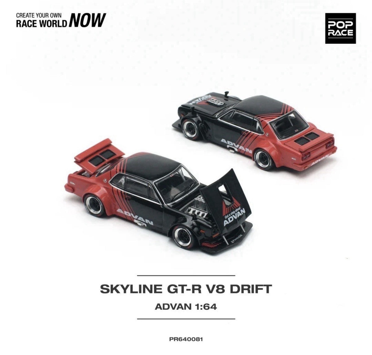 Skyline GT-R V8 Drift (Hakosuka)  - POPRACE PR64-0081 Advan Livery0