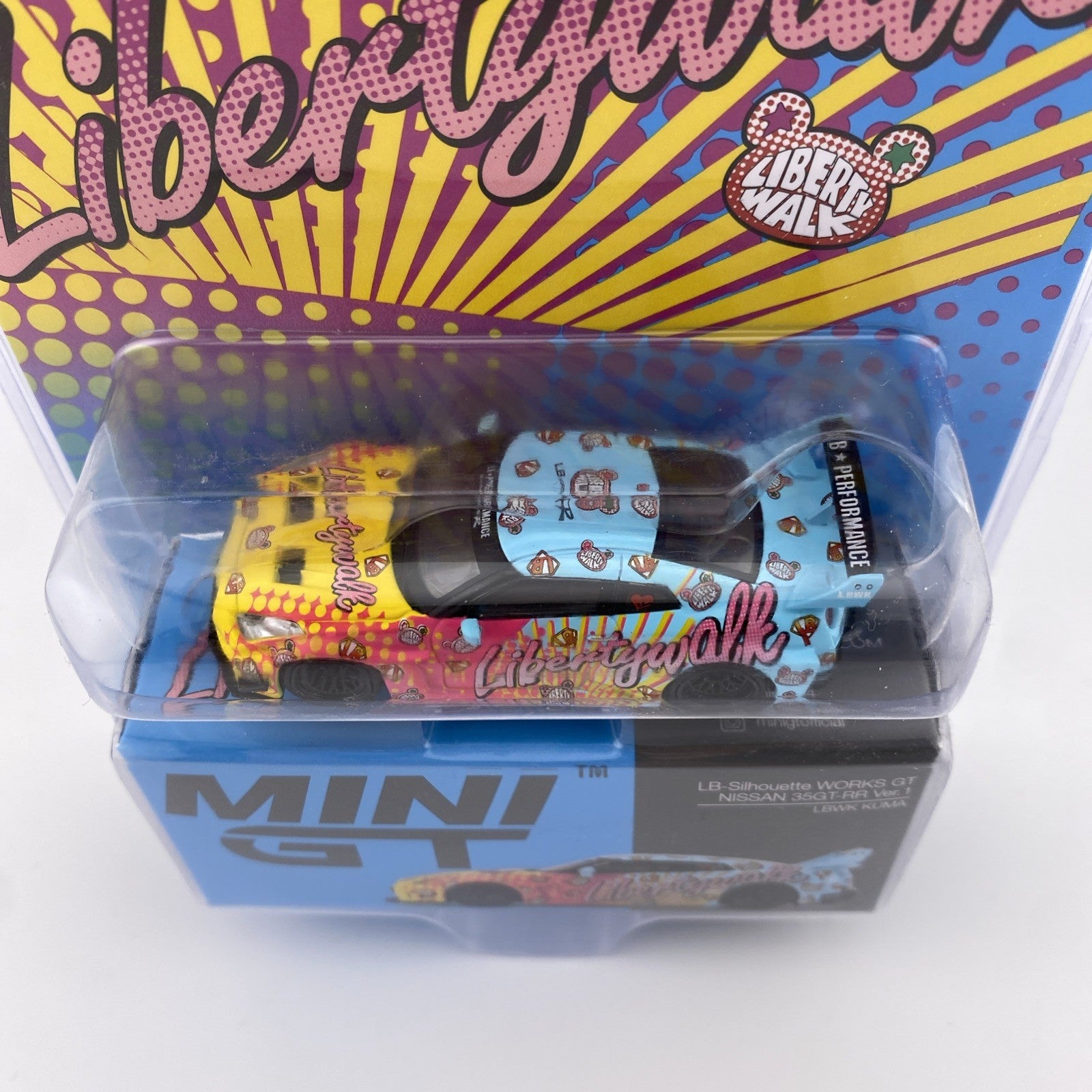 LB Silhouette Works GT Nissan 35GT RR Mini GT MGT 00742 LBWK Kuma4