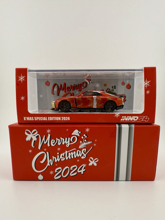 Nissan GT R50 by Italdesign Gold / Red / Silver   INNO64 IN64 R50 XMAS24 Unseal0