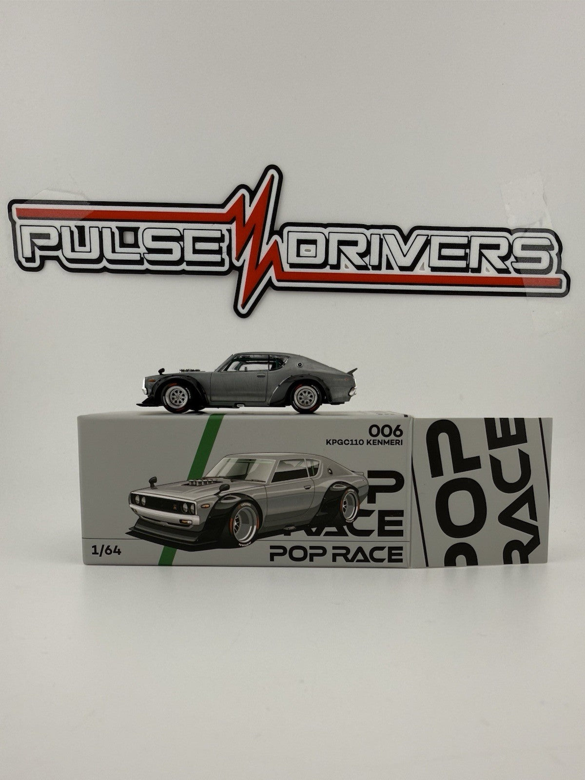 Nissan Skyline Kenmeri KPGC110  Raw Metal PopRace Enigma 006  Opened0