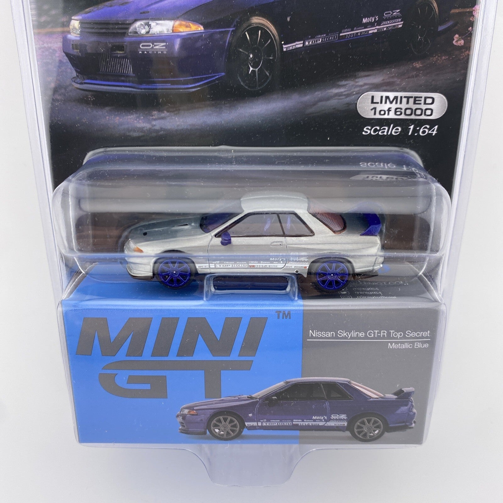 CHASE   Top Secret Nissan Skyline GT R VR32   Mini GT MGT 005891