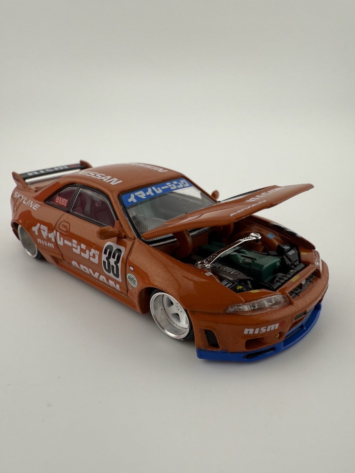 Nissan Skyline GT R (R33) Imai Racing Orange   Kaido House KHMG 151 LTDEDN Open6
