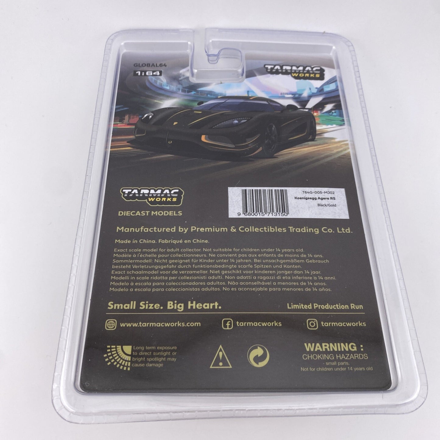 Koenigsegg Agera RS Raw Metal   Tarmac Works T64G 005 MJ02 CH See Notes7