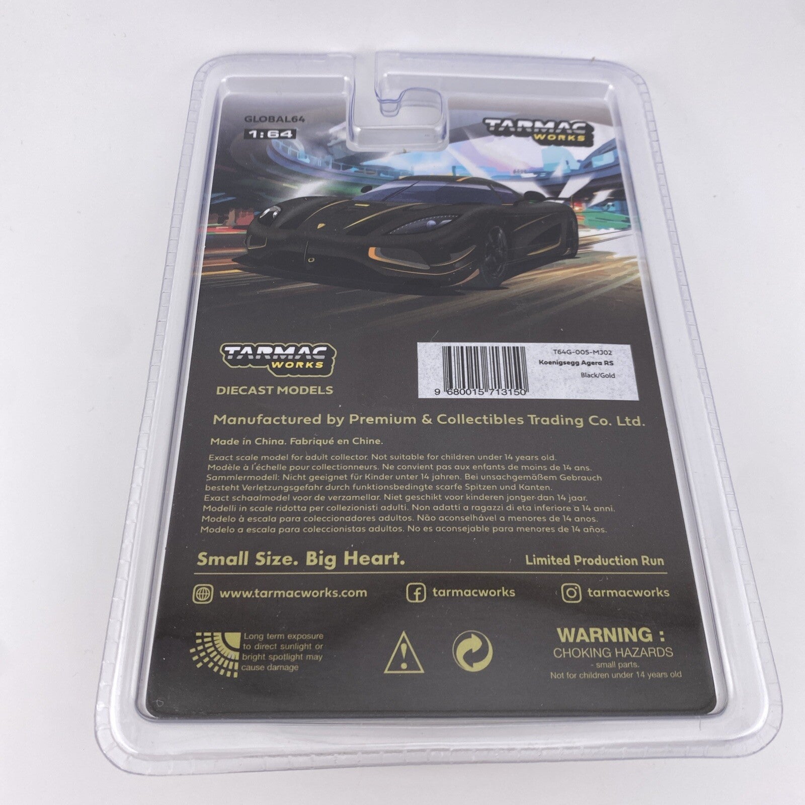Koenigsegg Agera RS Raw Metal   Tarmac Works T64G 005 MJ02 CH See Notes7
