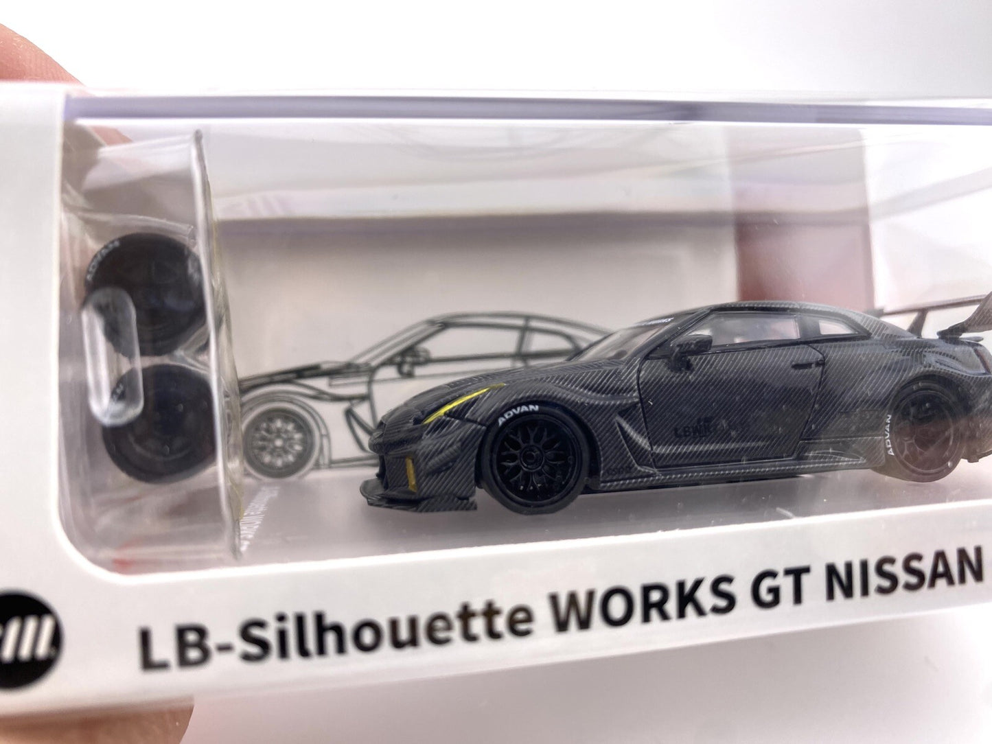 LB Silhouette Works GT Nissan 35GT RR Carbon Fiber   CM Model CM64 35RR 056