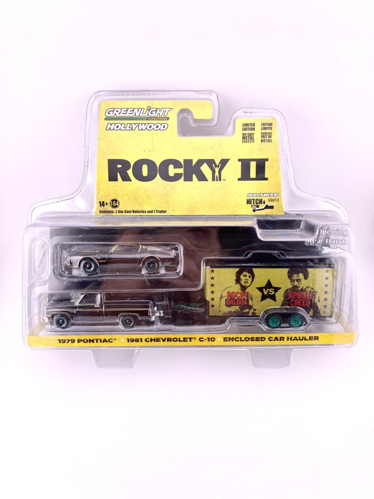 Chase   GREENLIGHT 1:64 1981 CHEVROLET C10 1979 PONTIAC HAULER "ROCKY 2" VHTF0