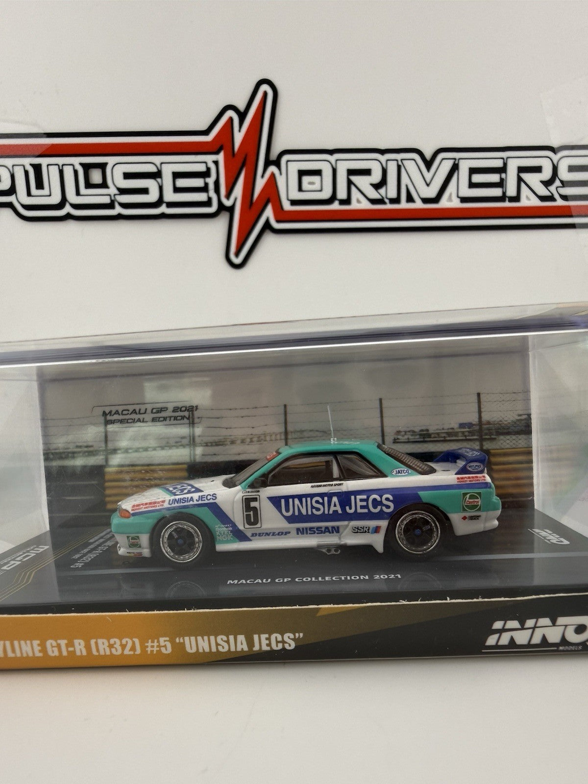 Nissan Skyline GT R (R32)   INNO64  UNISIA JECS Macau 1991 IN64 R32 MGP21HS0
