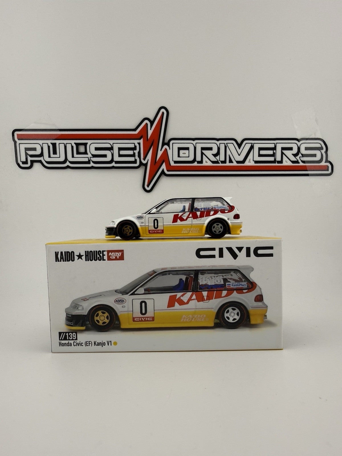 Honda Civic EF Kaido Works   Kaido House x Mini GT KHMG 139 Kandjo V1 Open Box0