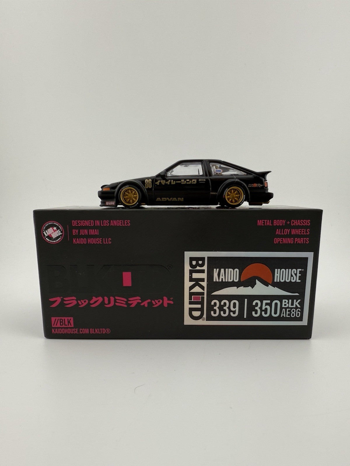 Kaido House Exclusive BLKLTD 188 Toyota AE86 Sprinter Trueno w/Pin Open 339/3500