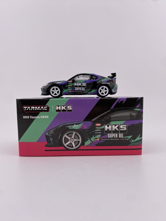 Tarmac Works Toyota GR86 Black HKS Global64 T64G 038 BK Open Box0