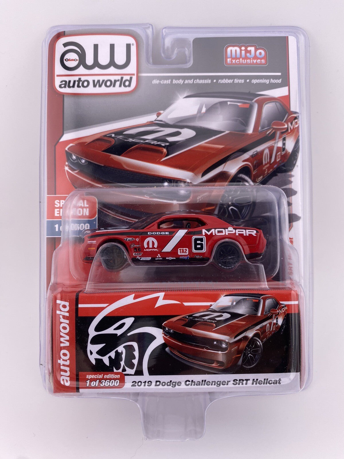 2019 Dodge Challenger SRT Hellcat   Red   Auto World   Special Edition0