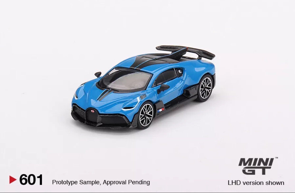 Bugatti Divo   Blu Bugatti   Mini GT 00601   Box Sealed0