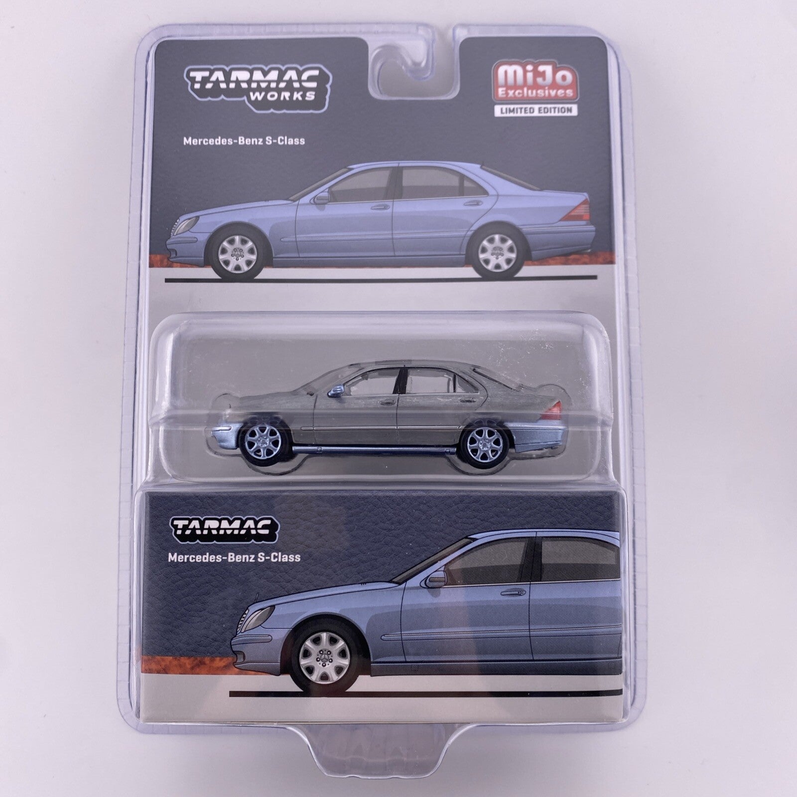 Chase   Mercedes Benz S Class Horizon Blue Metallic    Tarmac Works T64G 072 BL0
