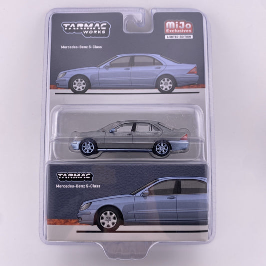 Chase   Mercedes Benz S Class Horizon Blue Metallic    Tarmac Works T64G 072 BL0