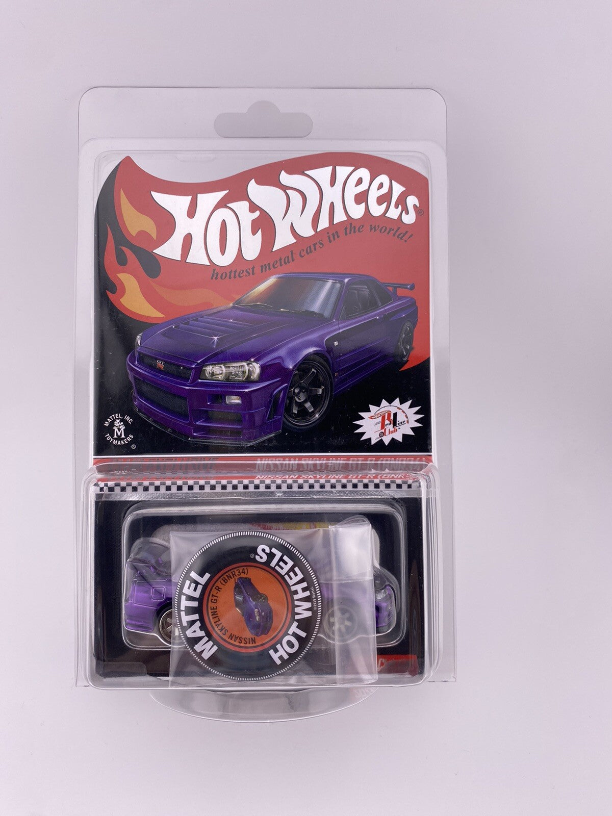 Nissan Skyline GT R (BNR34)   Purple   Hot Wheels   RLC  Spectraflame Purple / 26