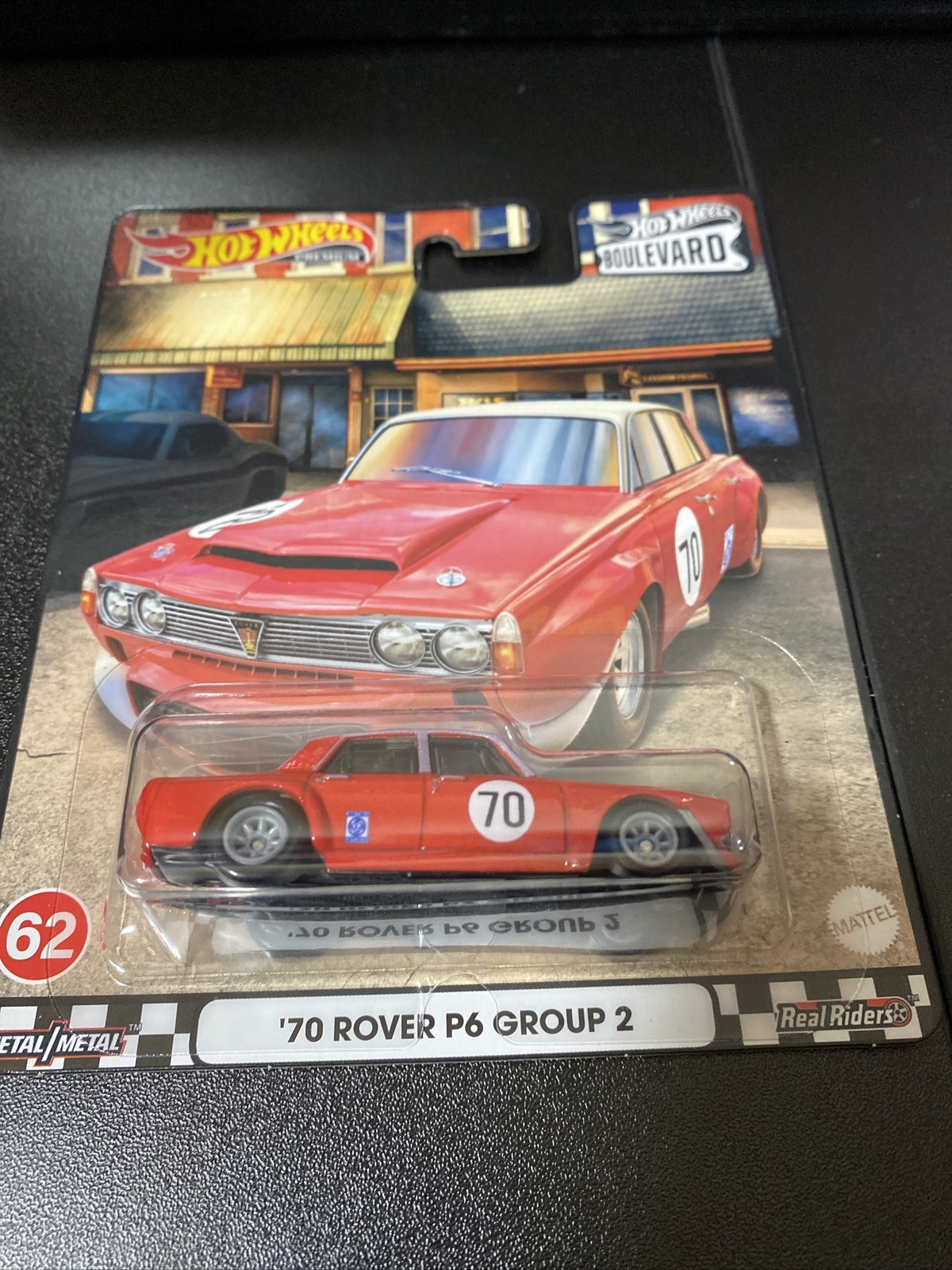 2022 Hot Wheels Premium Boulevard #62   '70 ROVER P6 GROUP 2 in Protector3