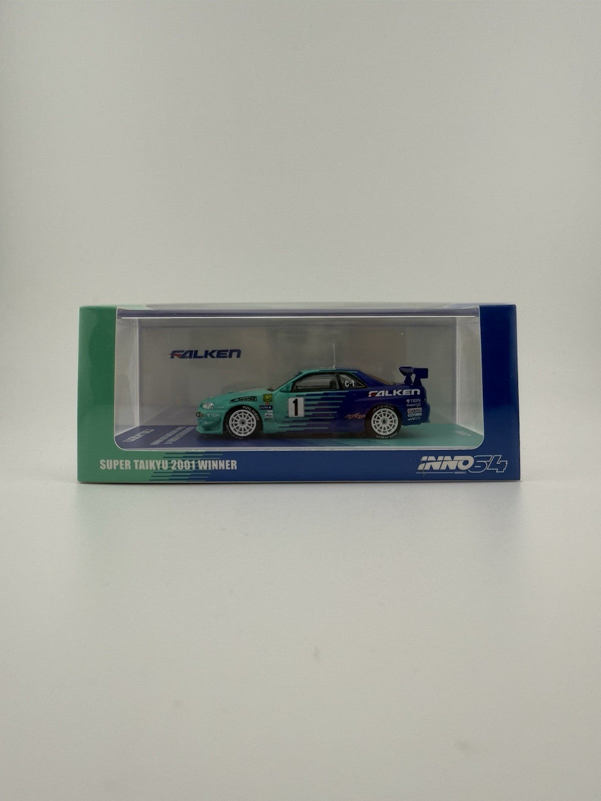 Nissan Skyline GT R R34 INNO64 IN64 R34RA FAL 1 Falken Super Taikyu 2001 Winner0