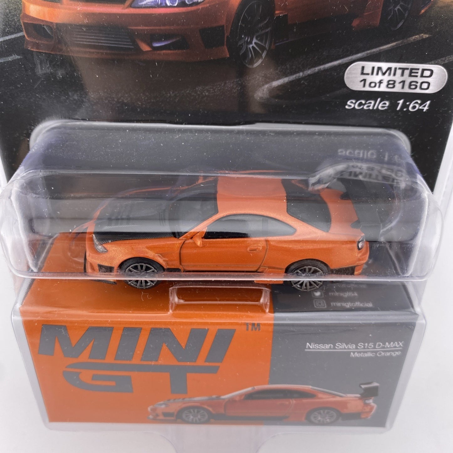 Nissan Silvia (S15) D MAX Metallic Orange   Mini GT MGT 005812