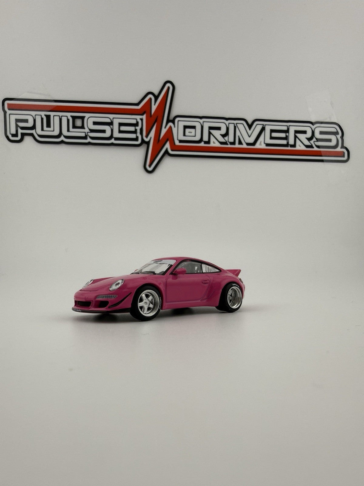 Porsche 911 Carrera RWB 997 Pink Pop Race PR64 0202 Open Box5