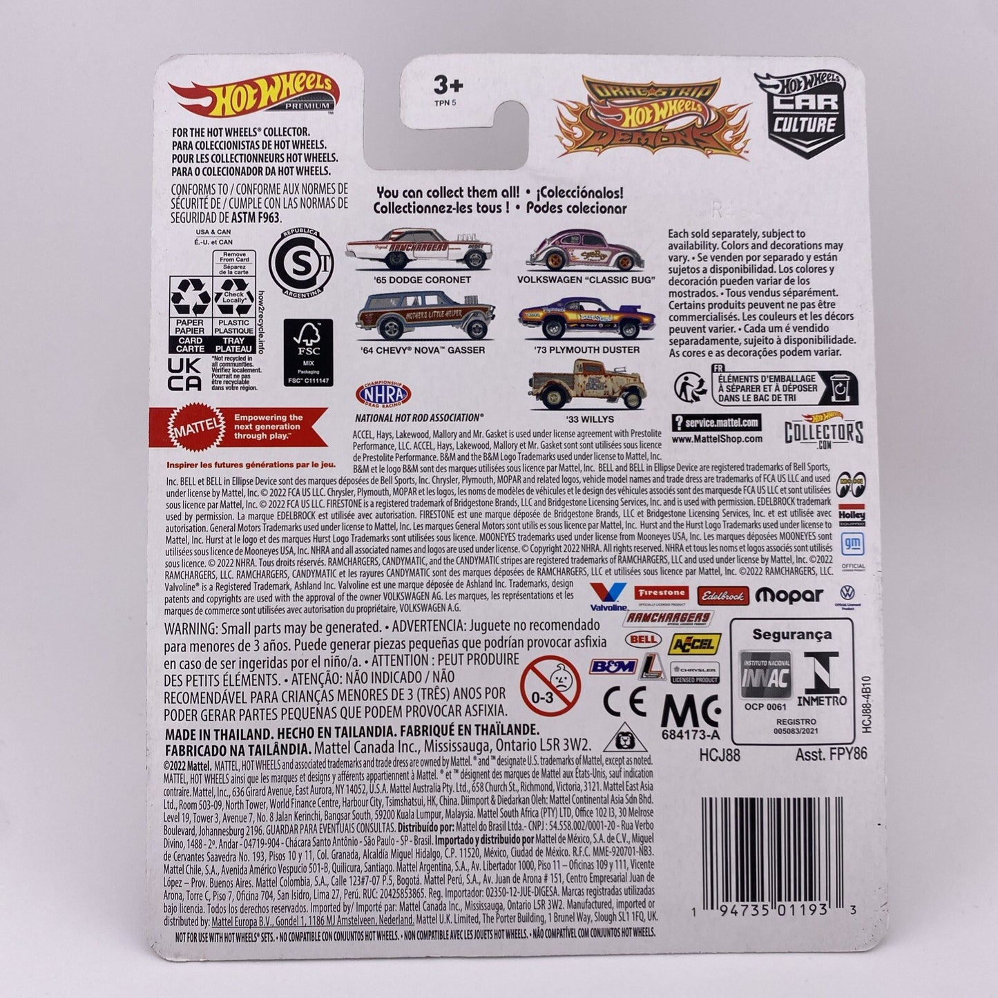 33 Willys   Hot Wheels Premium Car Culture Drag Strip in Protector6