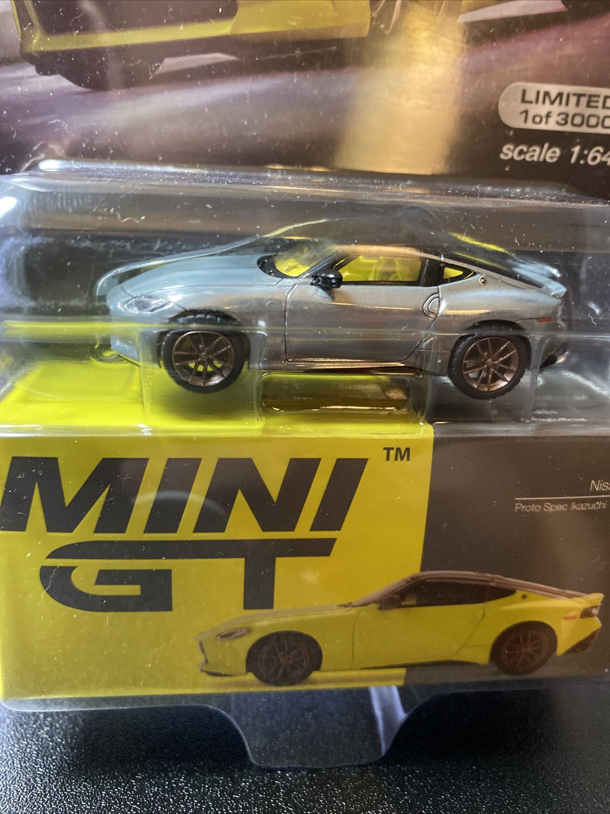 CHASE Nissan Z Proto Spec   Ikazuchi Yellow   MINI GT 415 MiJo 1 of 1251