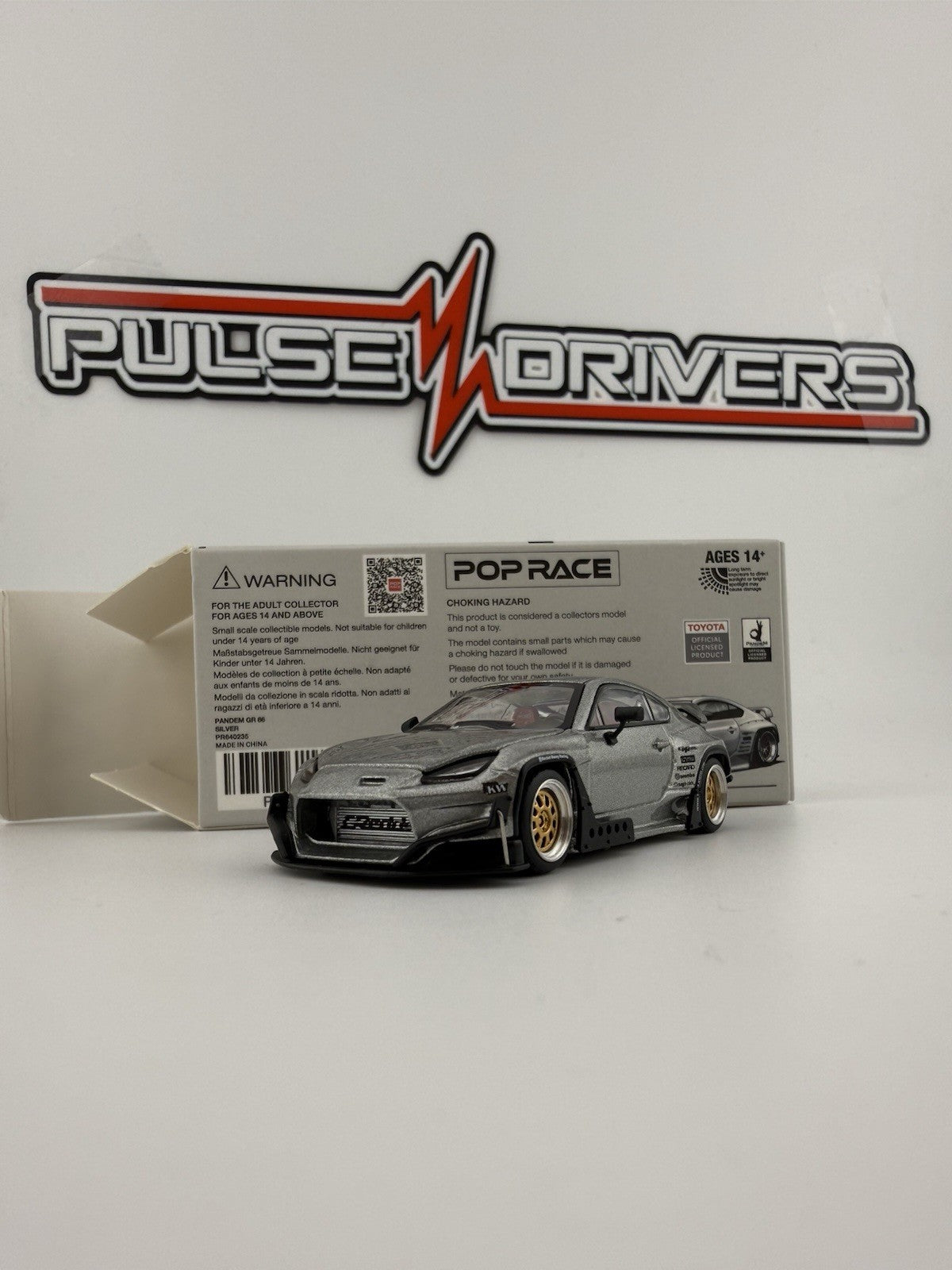 Pandem GR 86 Silver - PopRace PR64-0235 Open Box8