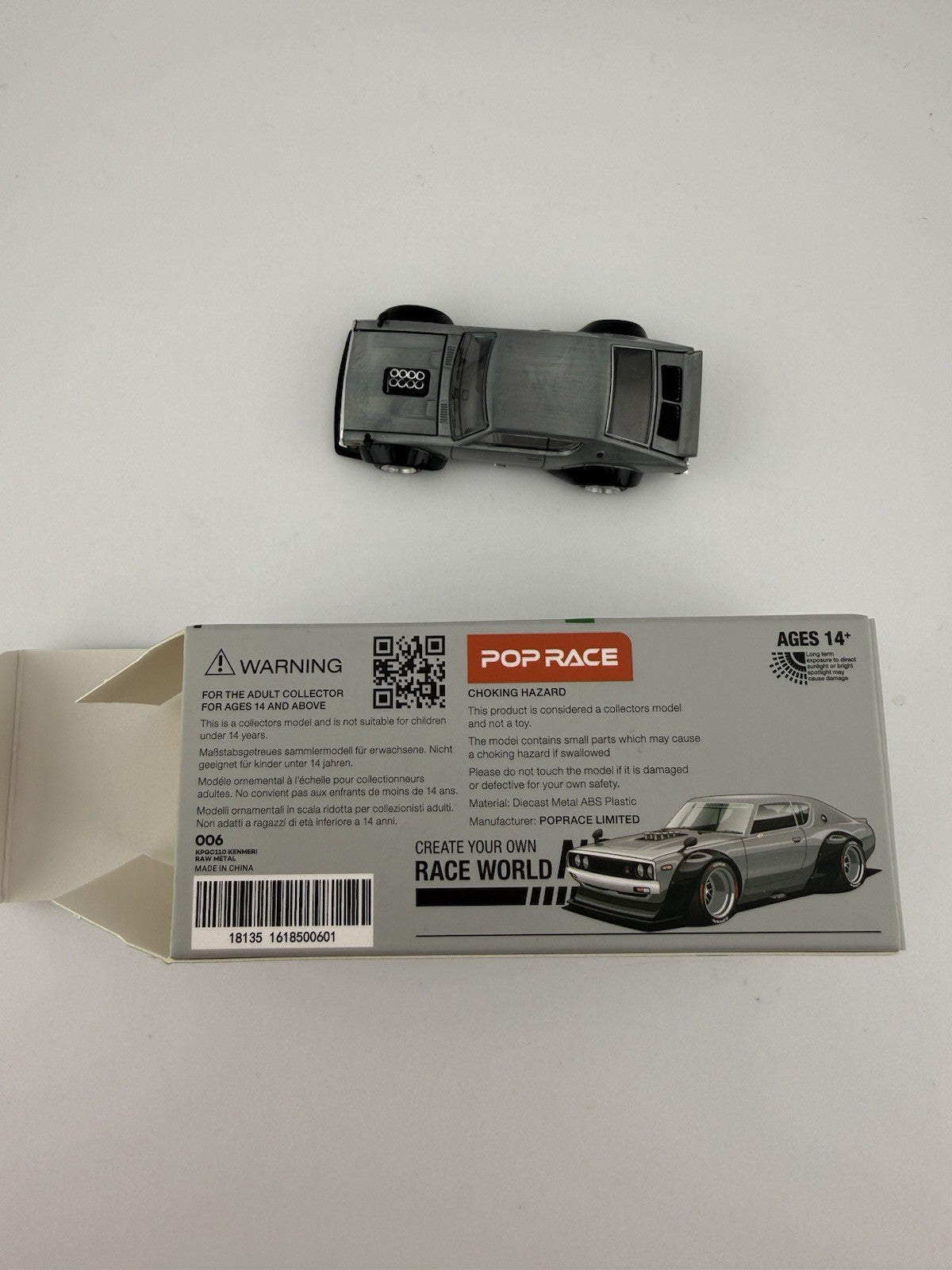Nissan Skyline Kenmeri KPGC110  Raw Metal PopRace Enigma 006  Opened7