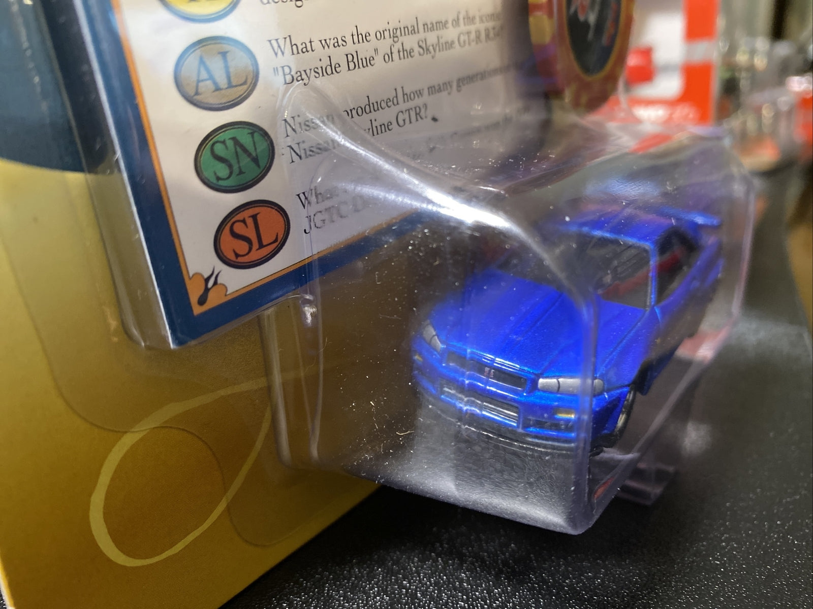 1999 Nissan Skyline GT R RHD (Right Hand Drive) Blue Metallic with Poker Chip5