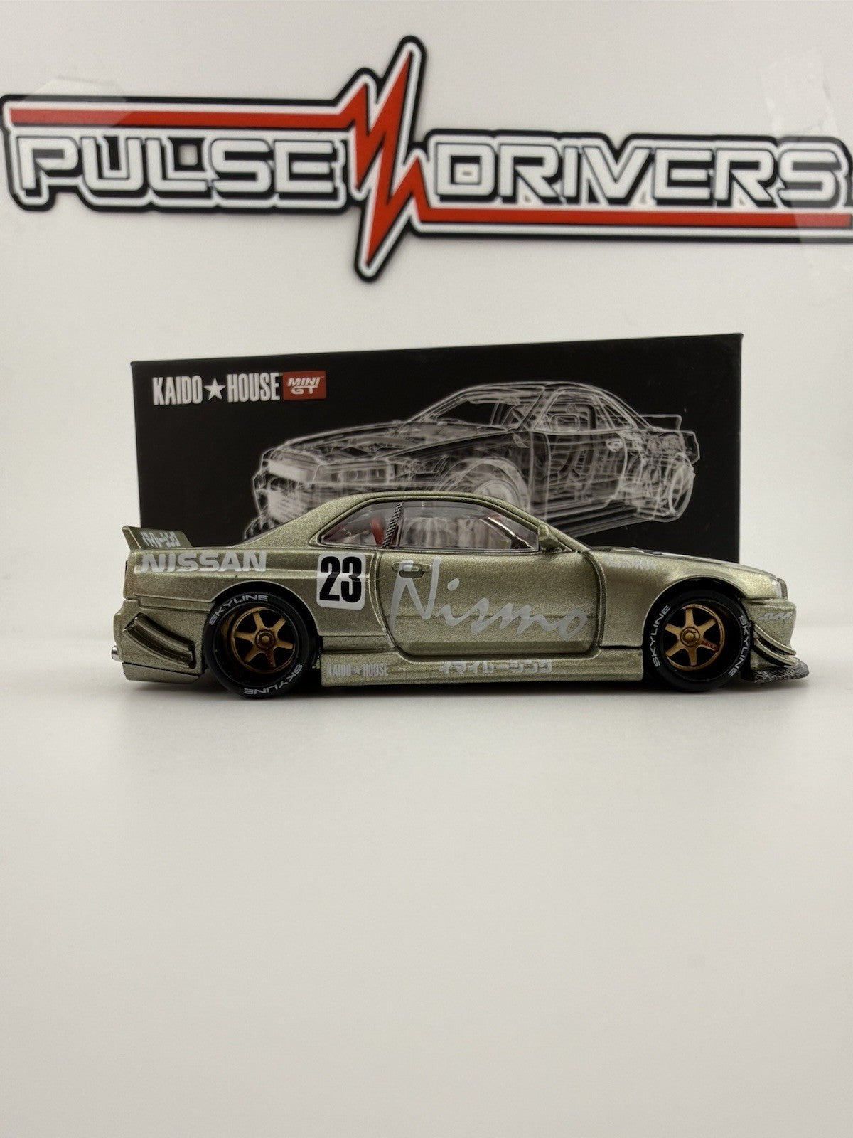 Nissan Skyline GT R (R34) Green   Kaido House KHMG 103 V4 23 Nismo Open Box7