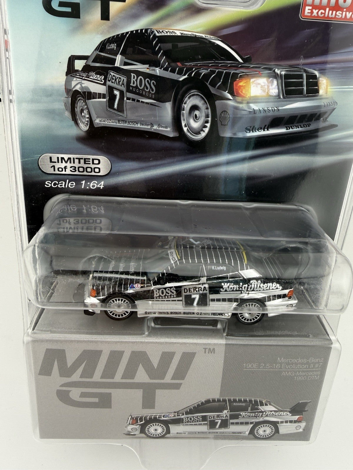 Mercedes Benz 190E 2.5 16 Evolution II #7 AMG 1990 DTM   Mini GT MGT 003122