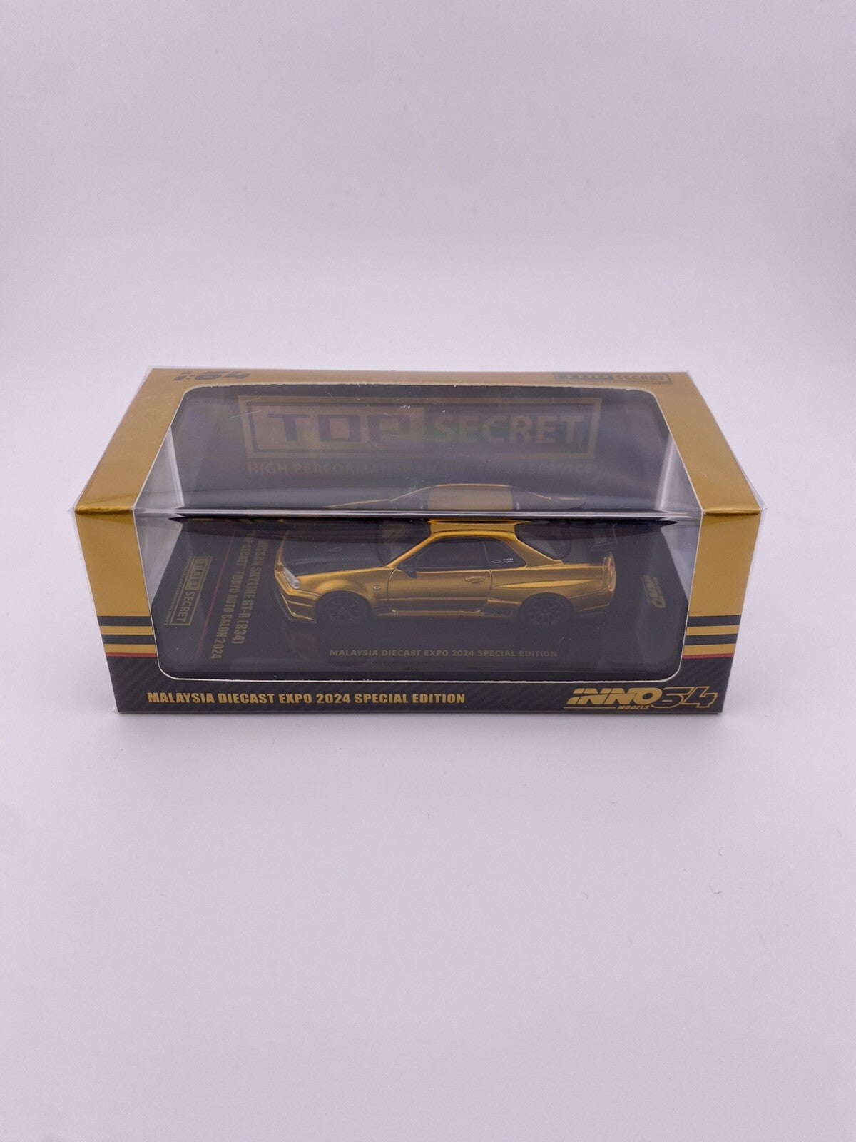 Nissan Skyline GT R (R34) Top Secret Gold   INNO64 IN64 R34TS MDX240