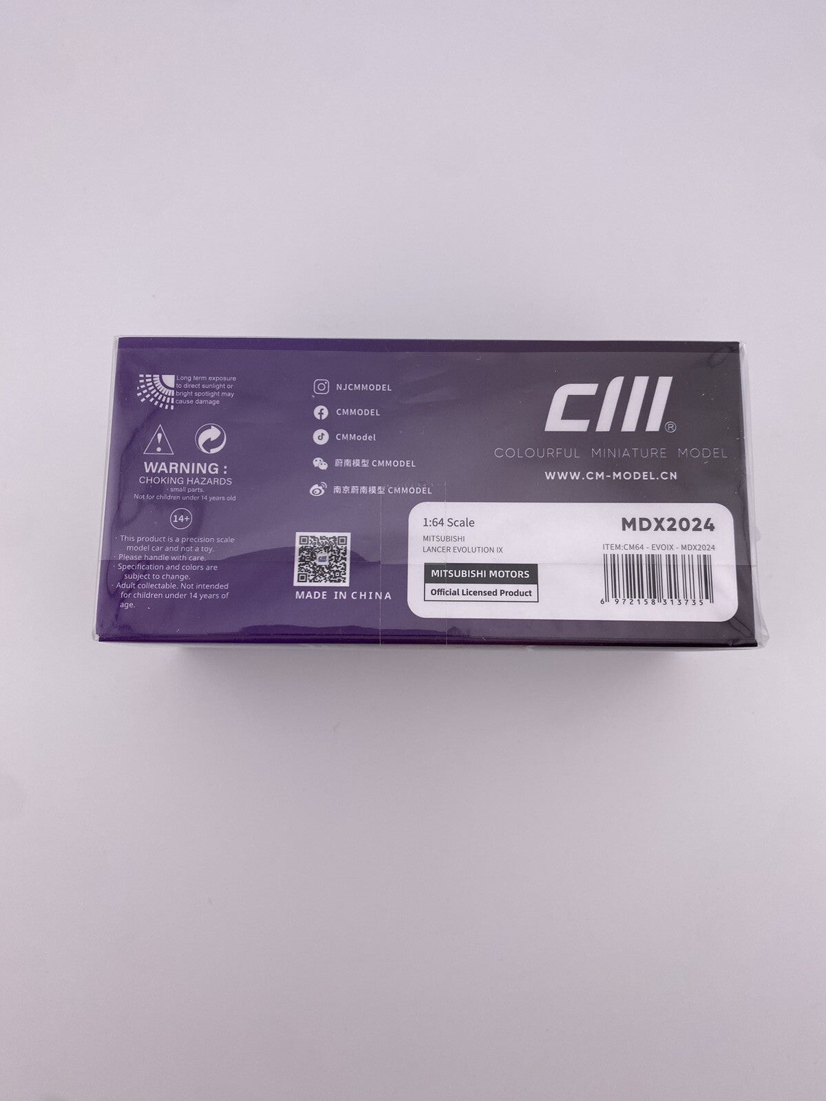 Mitsubishi Lancer Evolution IX MDX 2024 Event Car   CM Model CM64 EVOIX MDX20245