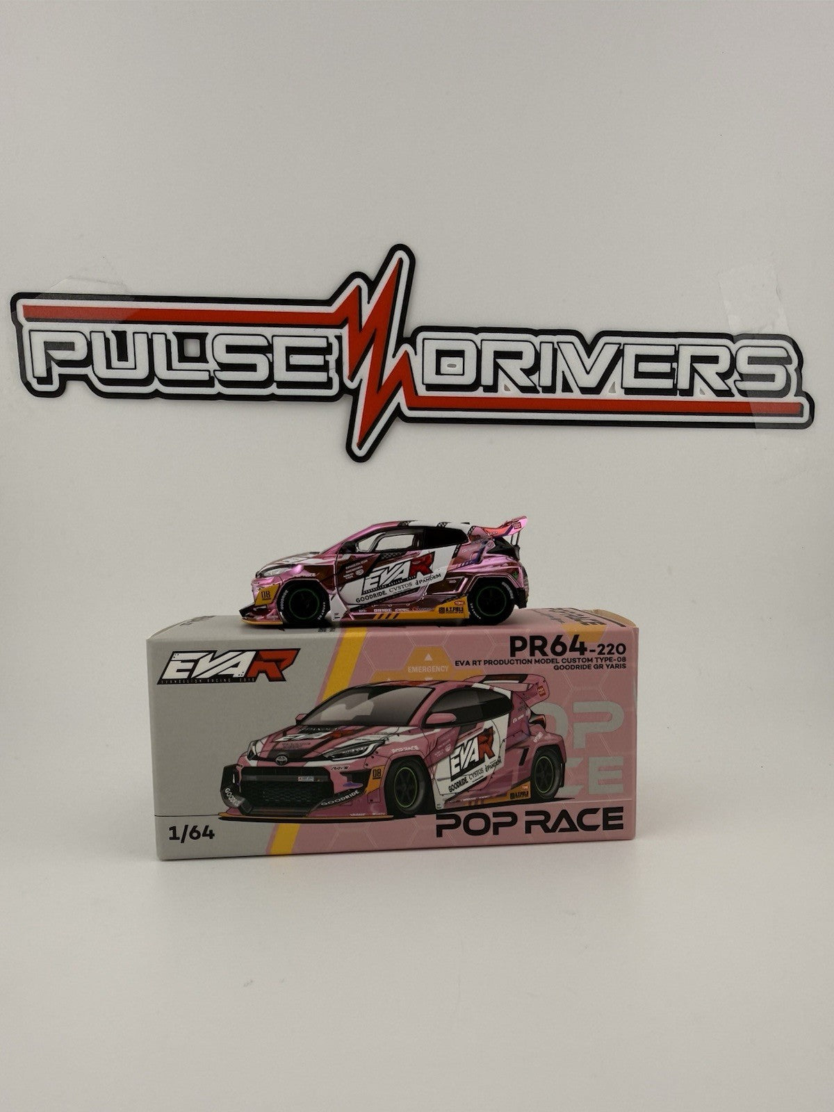 GR-Yaris EVA RT Production Model Custom Type-08 Goodride Pop Race PR64-2200