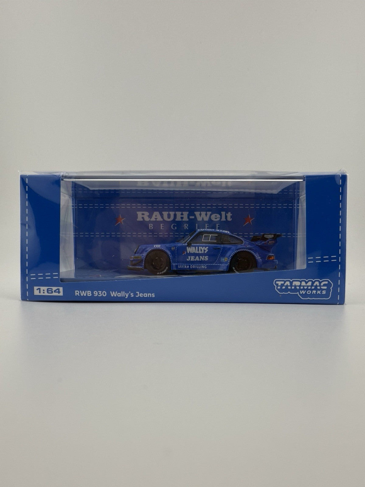 RWB 930 Blue   Tarmac Works T64 015 WJ Wally's Jeans0