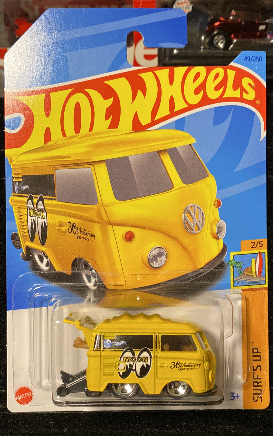 Hot Wheels Kool Kombi Moon Eyes Livery in Card Protector0