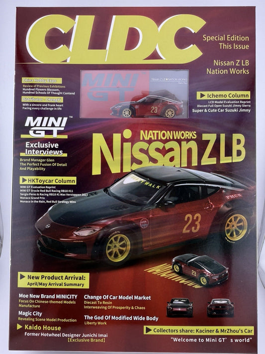 Nissan Z LBWK Gem Red   Mini GT MGT 00737 CLDC Magazine Box New0