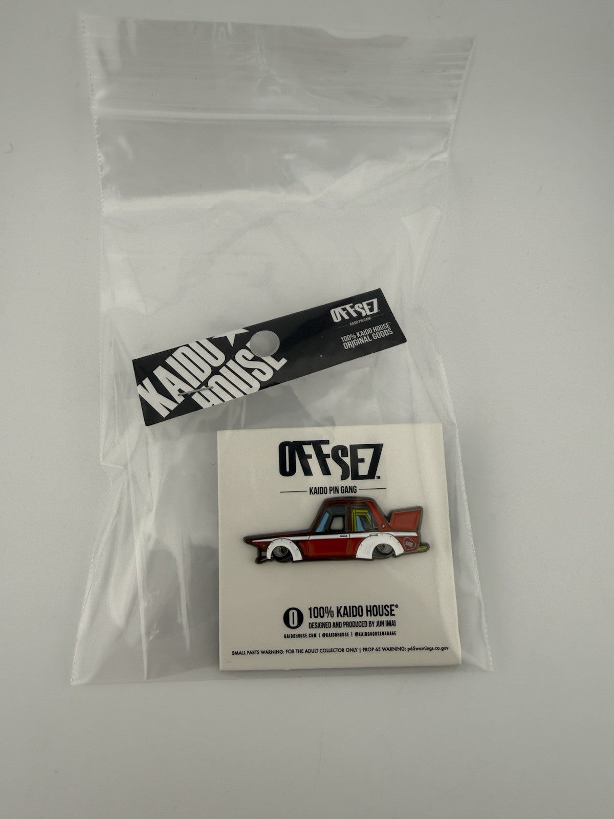 Skyline   Red   KAIDO HOUSE OFFSET  Pin Gang Opened2