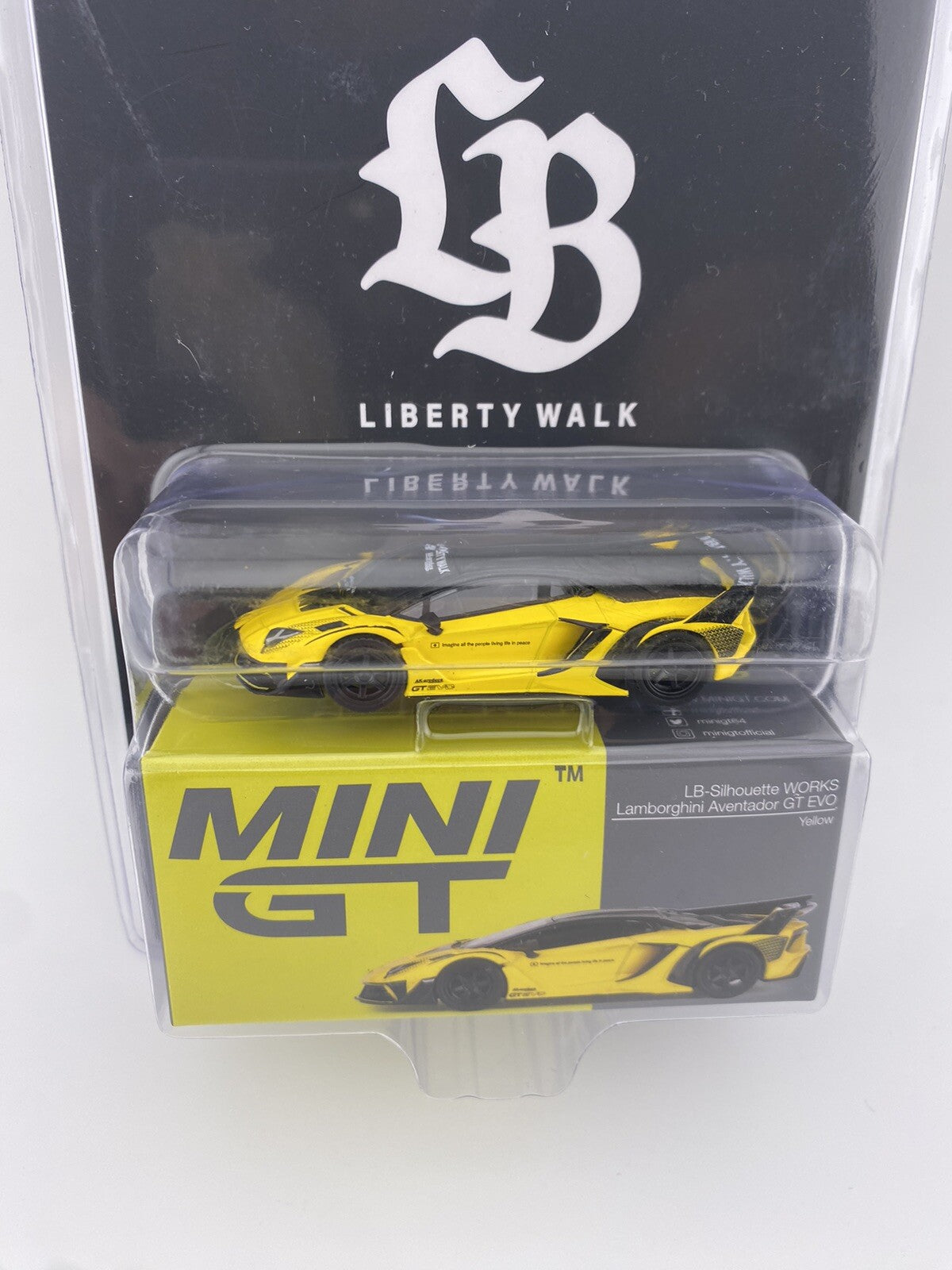 LBWK Packaging   Lamborghini Aventador EVO LBWK   Mini GT MGT 006391