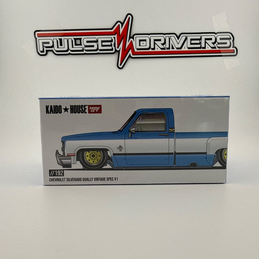 Chevrolet Silverado Dually Vintage Spec V1   Kaido House 192   Sealed Box0