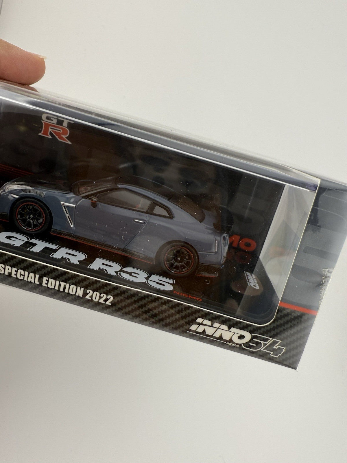Nissan GT R (R35) Nismo 2022 Stealth Gray   INNO64 IN64 R35NSE STGR6