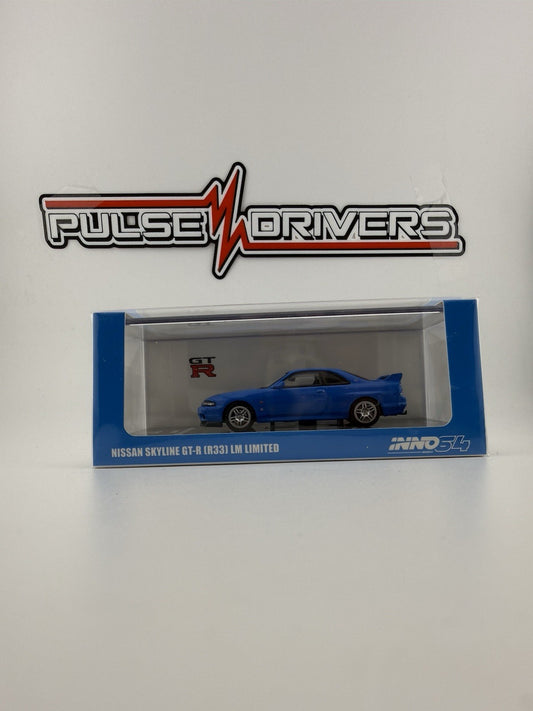 Nissan Skyline GT R (R33) Blue INNO64 IN64 R33 LMLTD LM Limited Opened Resealed0
