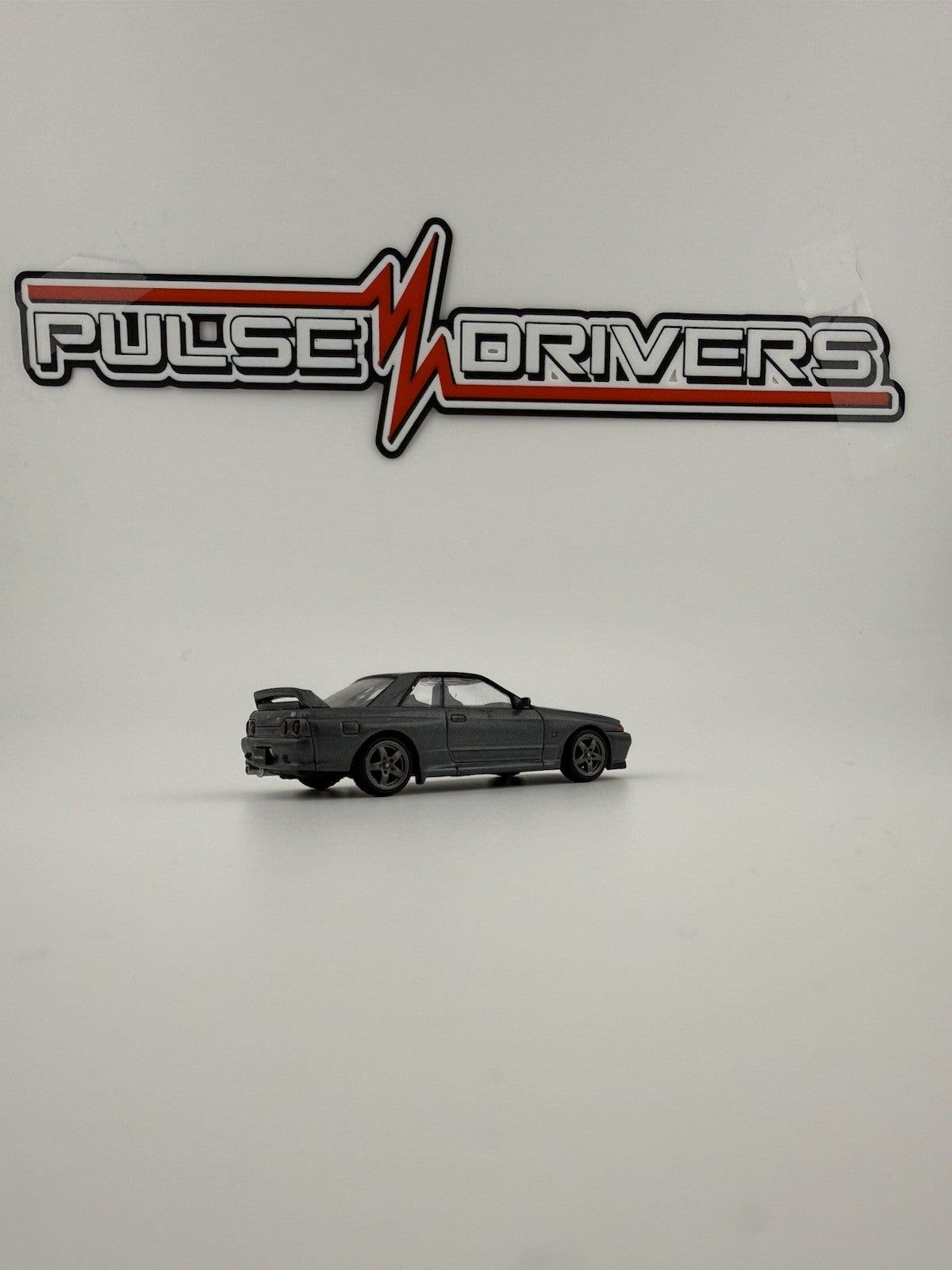 Nissan GTR R32 Gun Grey Metallic   POPRACE PR64 0101 Open Box5