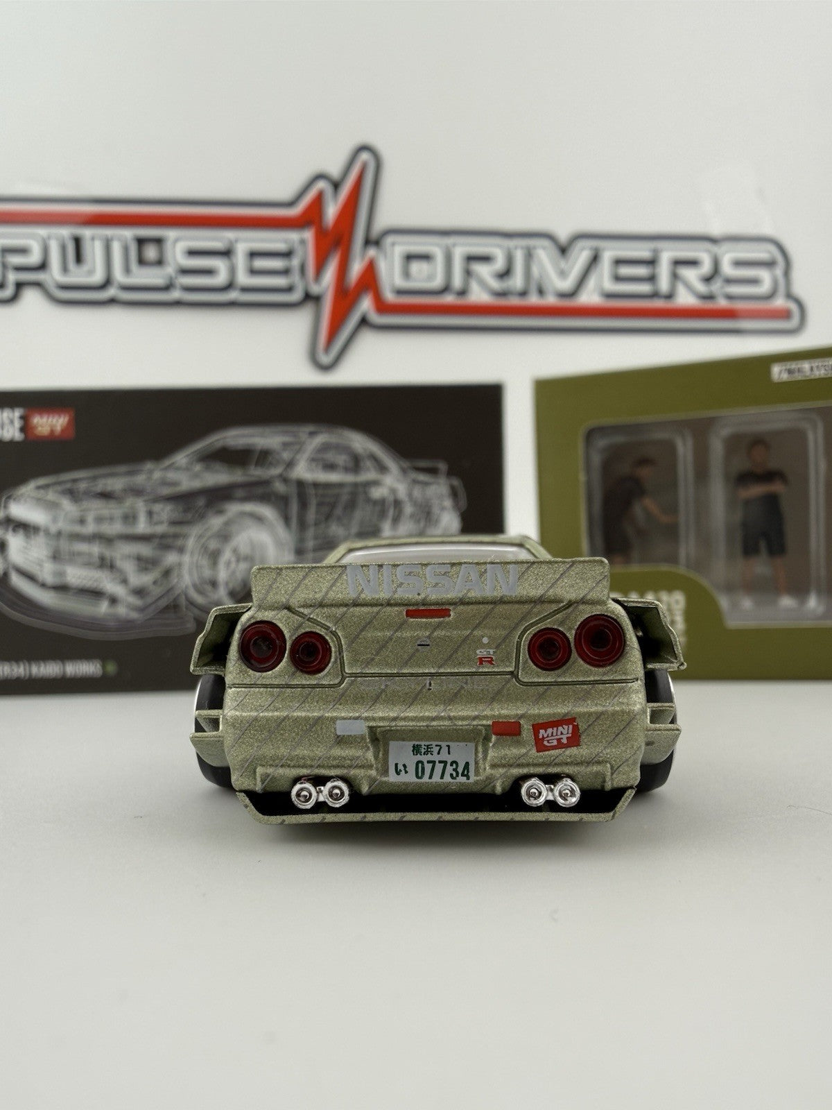 Nissan Skyline GT R Kaido House   Kaido House KHMG 058 w/ Figures MDX 2023 Open3