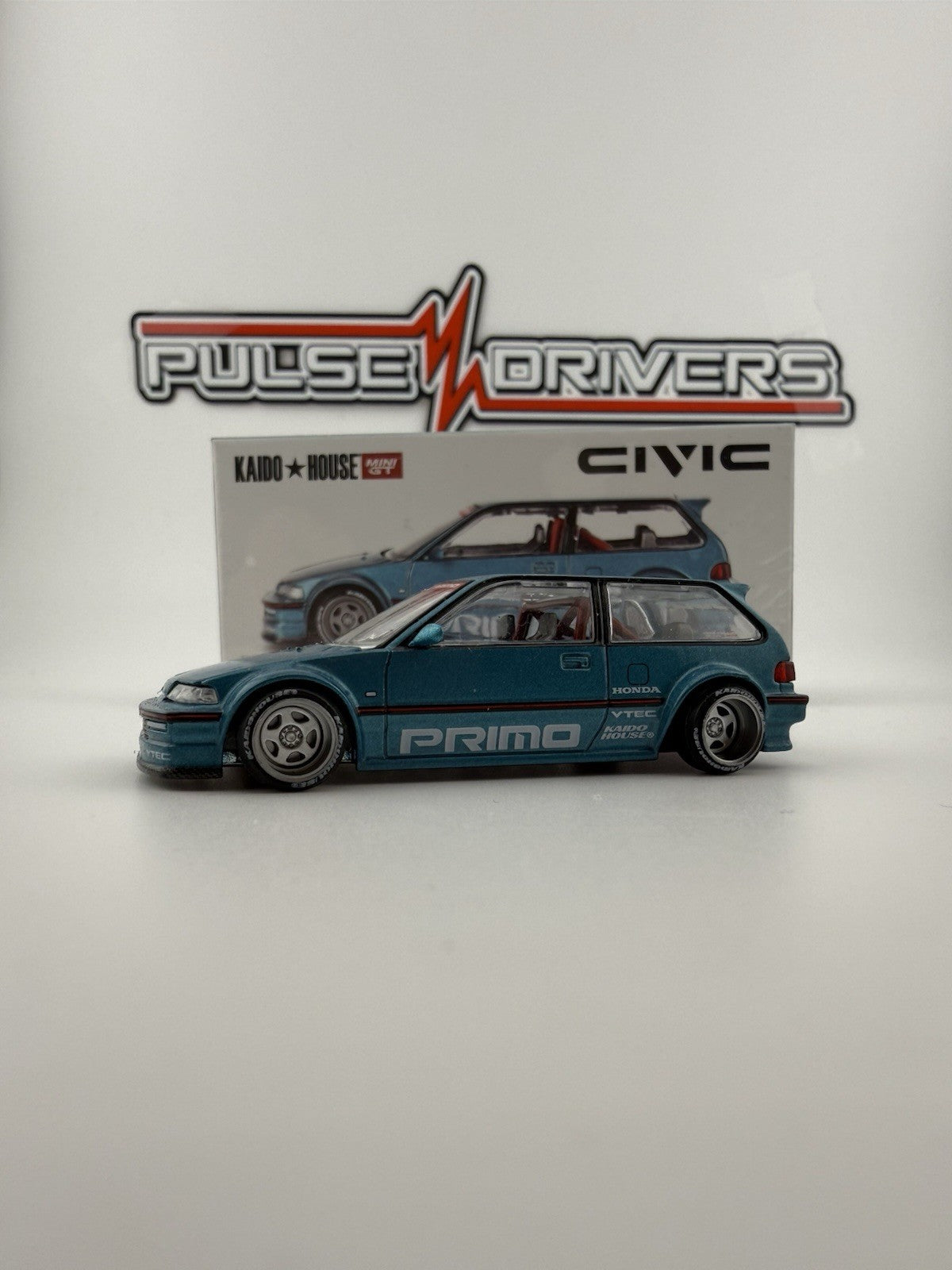 Honda Civic (EF) Kaido Works Teal   Kaido House KHMG 126 V1   Sealed Box1