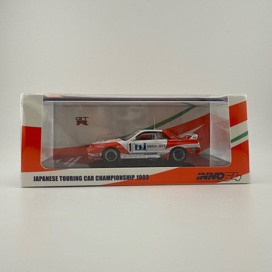 Nissan Skyline GT R (R32) Red / White   INNO64 IN64 R32 UNIJ  1 UNISIA JECS JTC0