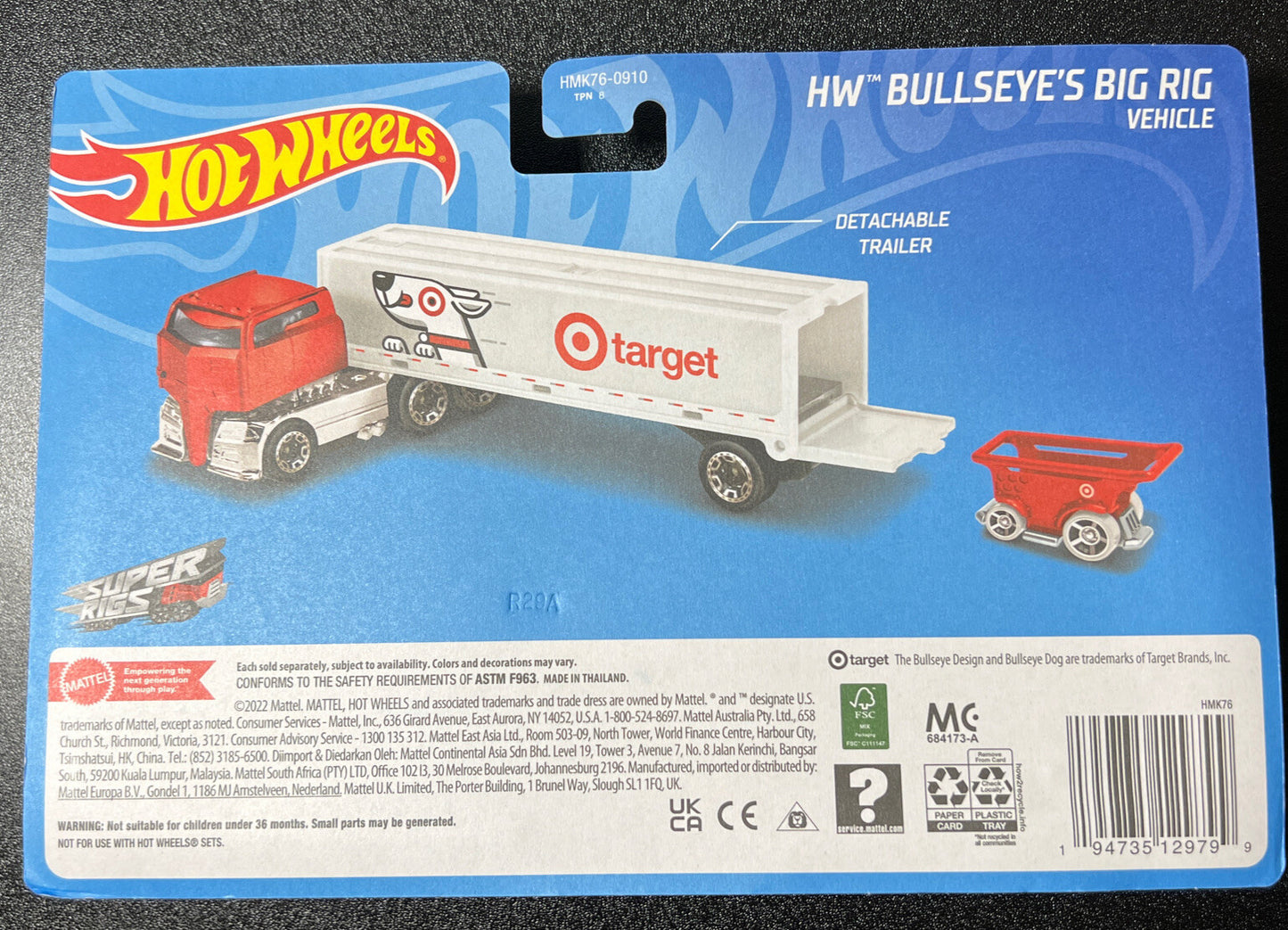 Hot Wheels Delivery Truck 1:64   Red and Express Lane 1998 FE8
