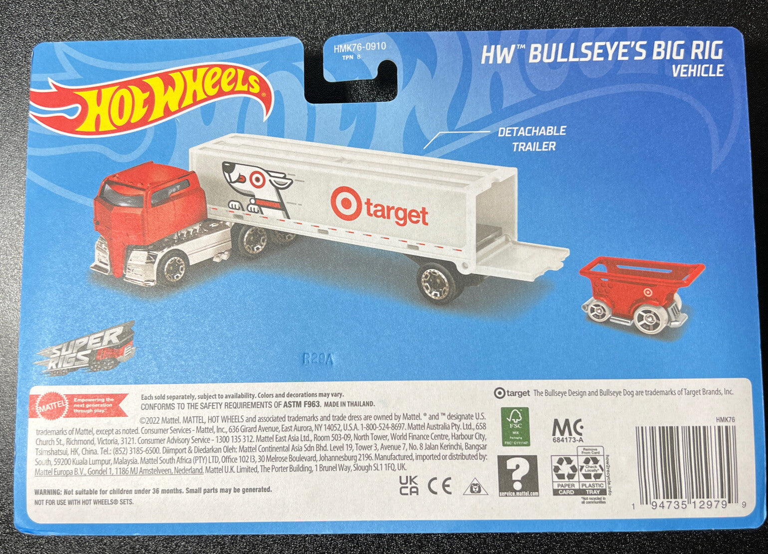 Hot Wheels Delivery Truck 1:64   Red and Express Lane 1998 FE8